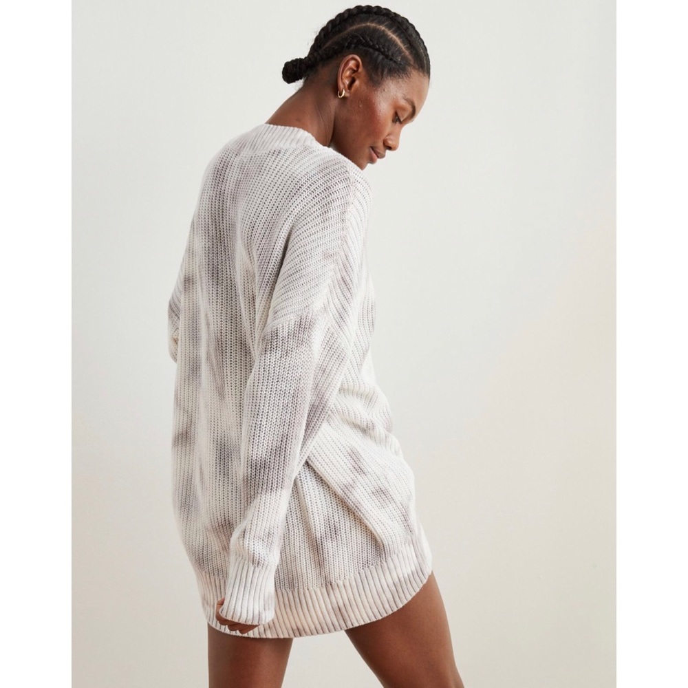NEW [Aerie] Open Knit Oversized Tie Dye Sweater - Picture 12 of 14